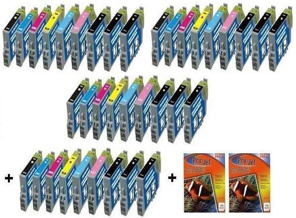 36x Epson Compatible Ink Multipack Cartridges T0591 - T0599 SELECT YOUR OWN COLOURS - Free UK Delivery